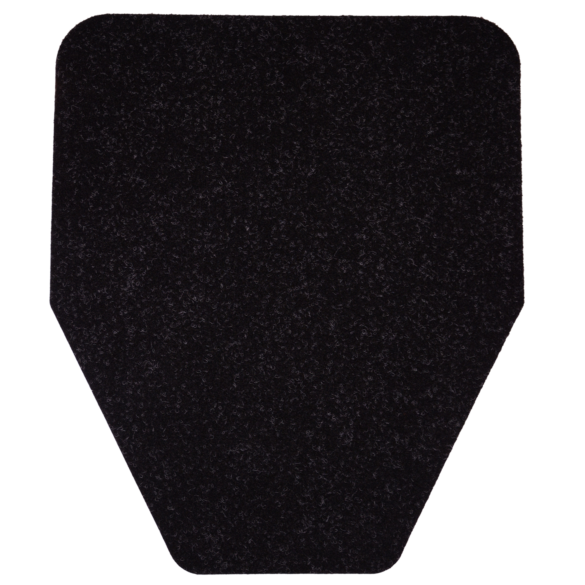 Disposable Antimicrobial NonSlip Urinal Mats (6Pack in Black